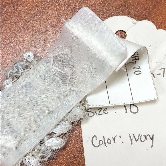 NWT IVORY BRIDAL BELT